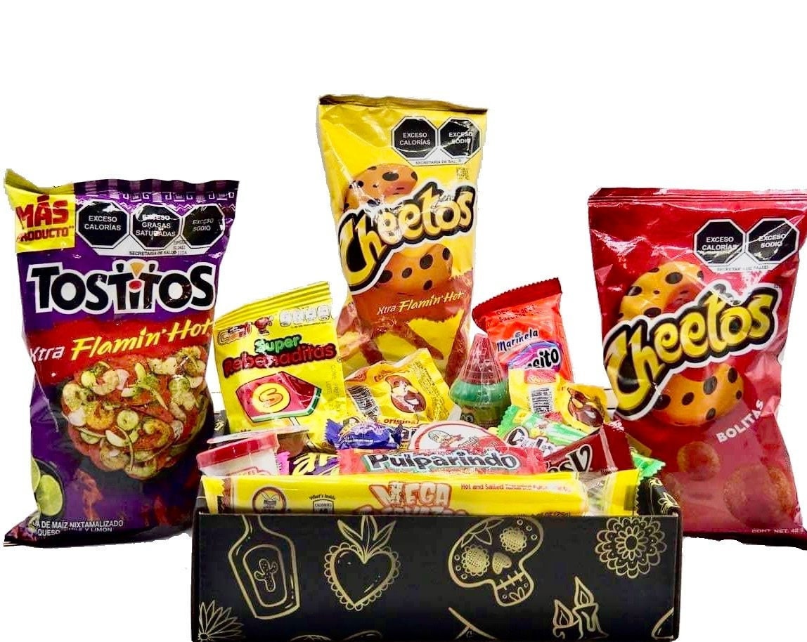  Mexicrate Caja de Dulces Mexicana (Picante) : Comida Gourmet y  Alimentos