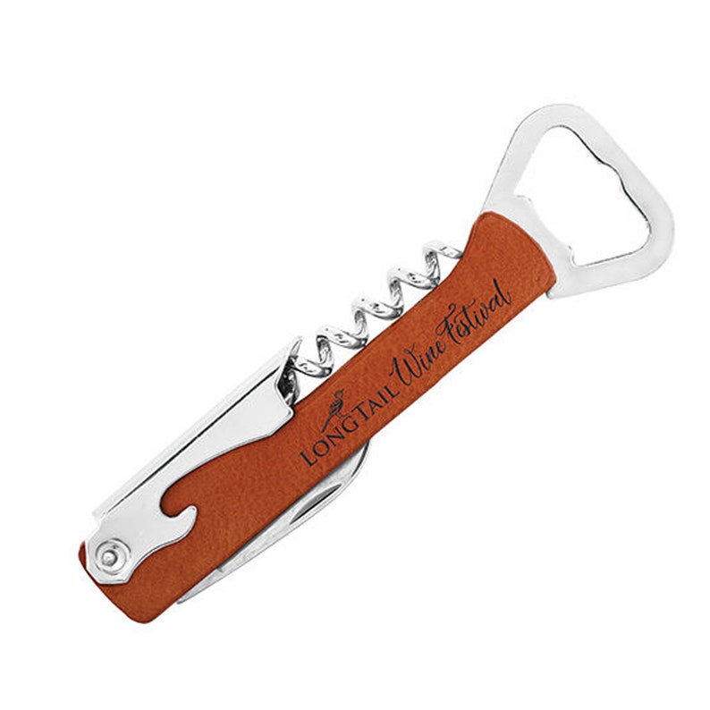 Custom Laser Engraved Wine Bottle Opener, Personalized Wine Bottle