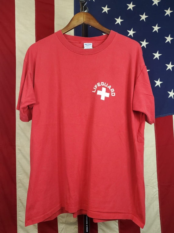 Bronx USA Lifeguard T-Shirt '23 Red / Small