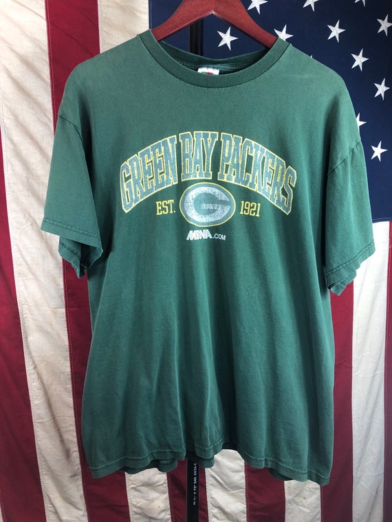 Vintage 90s Green Bay Packers Size L Shirt Dyed Custom -   Israel