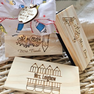 Teacher Gift | Engraved Wooden Eraser | Blackboard and/or Whiteboard Eraser | Teacher Appreciation Gift | Teacher Christmas Gift