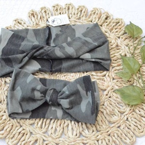 Mommy and Me Set | Mommy and Me Headband | Matching Headbands | Camo