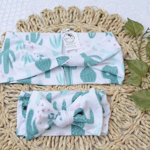 Mommy and Me Set | Mommy and Me Headband | Matching Headbands | Cactus Headband