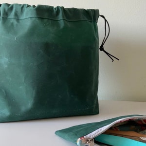 Project bag Olive / work bag