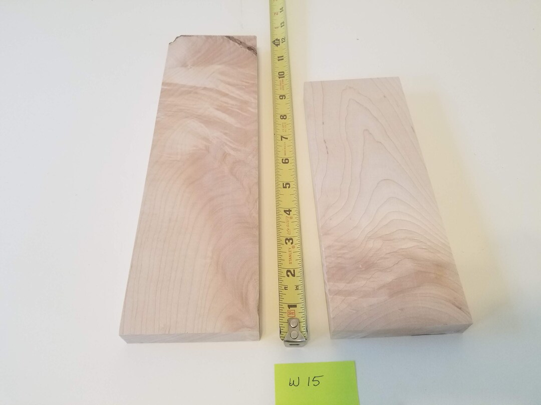 2 Crotch Flame Maple Craft Wood Pieces Small Projects. Etsy.de