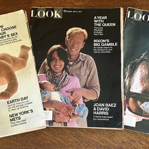 LOOK Magazine 1970 lot of 3
