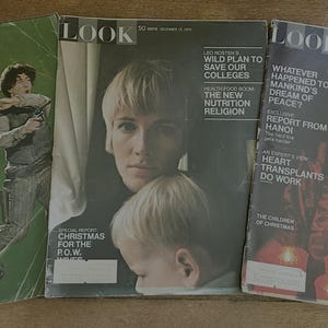 LOOK Magazine 1970 lot of 3