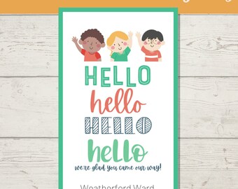 Welcome to Primary Gift Tags instant Digital Download Printable ...