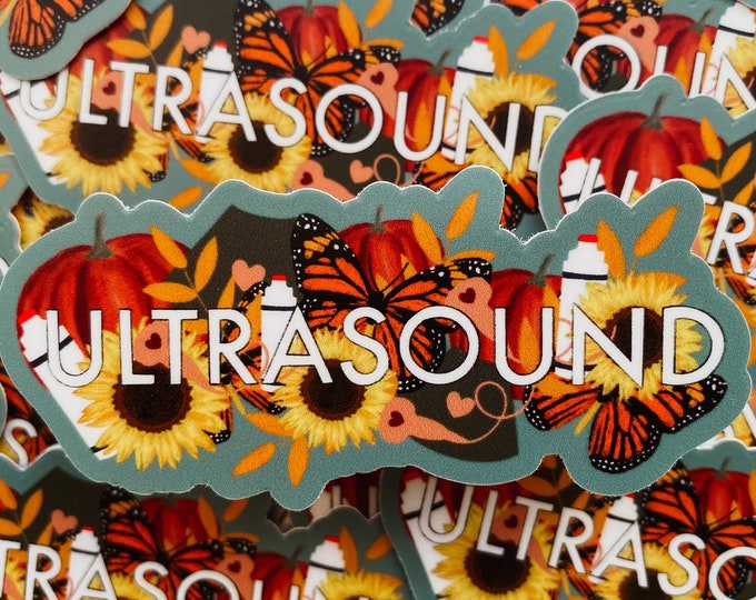 Ultrasound Tech Stickersonographysonographer Etsy
