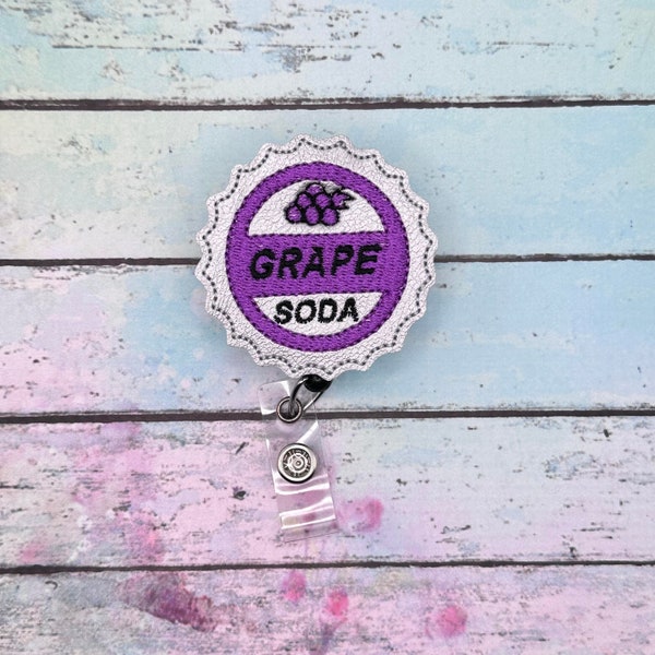 Bottle Cap Badge Reel Etsy