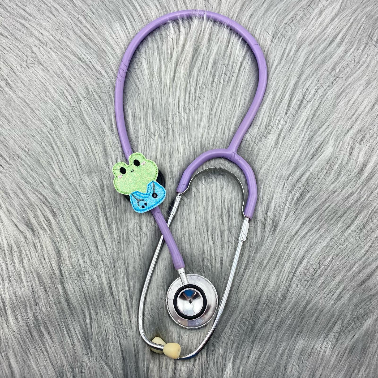 Frog Nurse Badge Reel ID Badge Reel Paper Clip Planner | Etsy