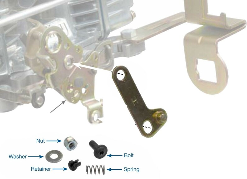 700R4 AOD TV Kickdown Bracket Kit for Edelbrock Carter Etsy