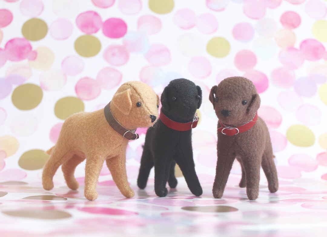 Felt Labrador Retriever Puppies Etsy