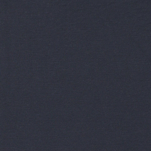 Navy Rayon/Spandex 95/5 Jersey Fabric, Maternity Fabric/T-Shirt Fabric, By the Full Yard