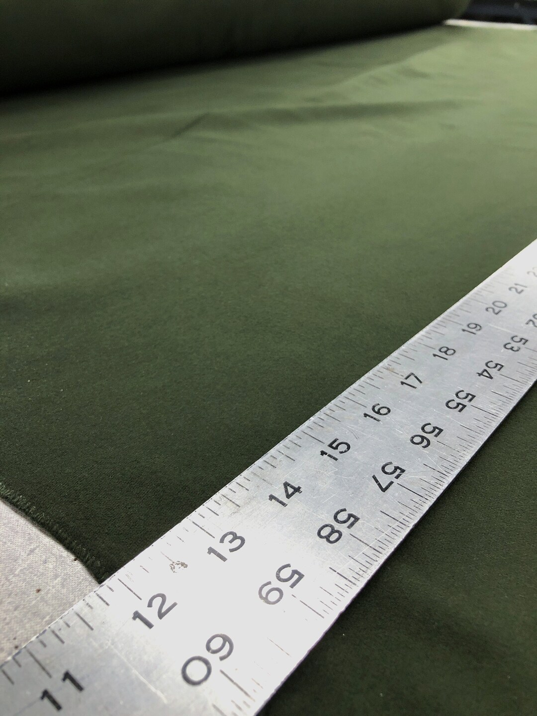 Heavilybrushed 10 Oz. Cotton Moleskin, Brown & Olive, Luxurious Woven