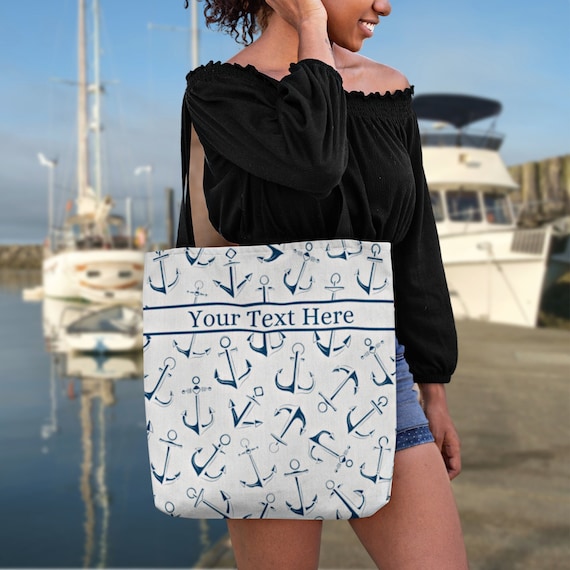 Custom Boat Gifts for Women, Boat Tote Bag, Boat Accessories, Boat