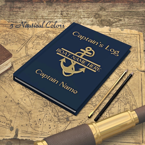 Captains Log Book - Etsy