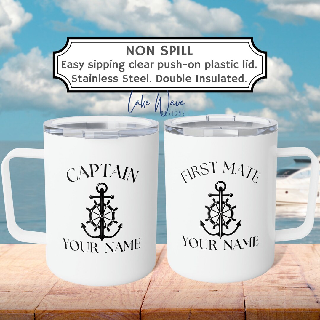 Boat Gifts Ideas, Nautical Boat Mug, Boat Accessories, Boating Coffee