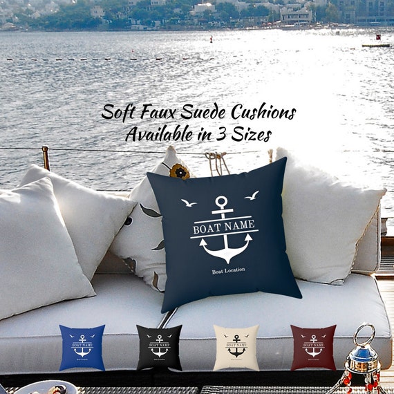 Custom Boat Gifts, Nautical Cushion, Boat Accessories, Boat Cushion,  Nautical Decor, Boat Decor, Boat Pillow, Boat Owner, Sailing, Yacht - Etsy