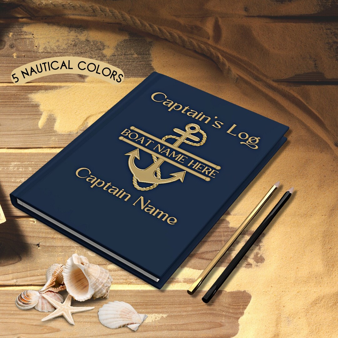 Boat Log Book Boat Gift Boat Accessories Boat Journal Etsy Canada