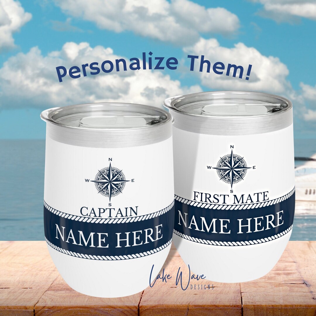 Boat Gifts for Men, Boat Accessories, Boat Cup, Captain, Nautical Gift