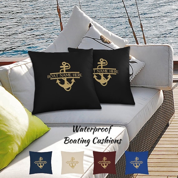 Waterproof Boat Cushions, Custom Boat Gifts, Boat Accessories