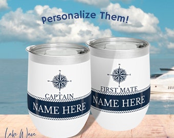 Boat Captain Gift, Boat Tumbler, Boat Owner Gift, Boat Gifts Personalized, Boat Accessories, Boater Gift, Sailing Gift, Yacht Gift, Nautical