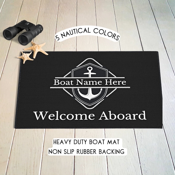 Custom Boat Gifts for Boat Owners, Boat Accessories, Boat Welcome