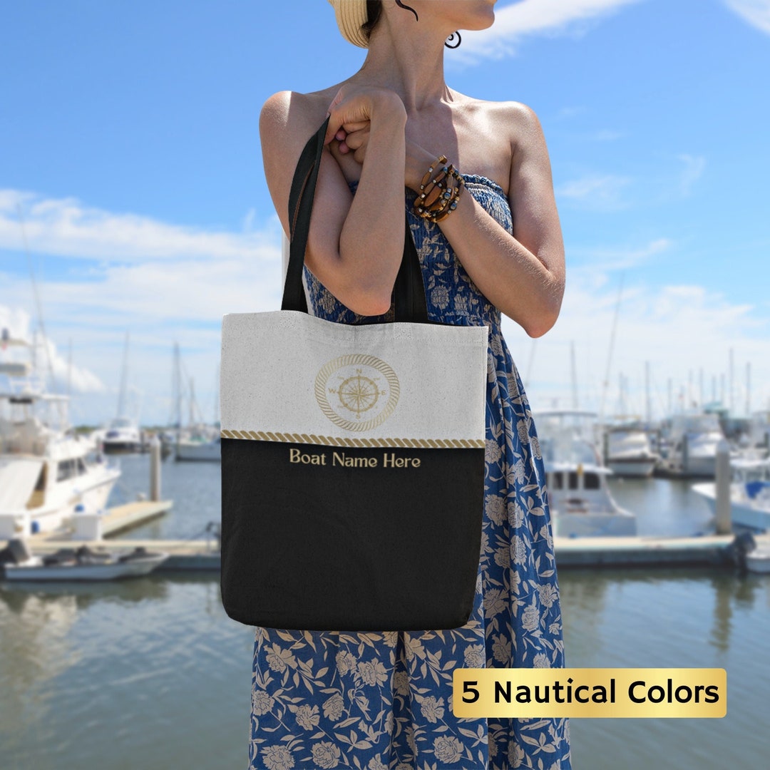 Boat Gifts Boat Bag Boat Tote Boating Bag Nautical Gifts Etsy