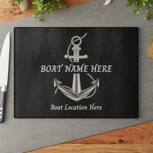 Boat Gifts, Nautical Gifts, Boat Cheese Board, Boat Cutting Board, Anchor Gifts, Boat Accessories, Boat Decor, Nautical Decor, Yacht Gifts