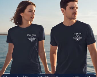 T-shirt de bateau personnalisé, Cadeaux de bateau, Accessoires de bateau, Cadeau de capitaine nautique, Vêtements de bateau, Cadeaux de propriétaire de bateau, Chemise de capitaine de bateau