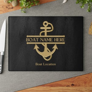 Boat Gifts, Boat Cheese Board, Boat Accessories, Boat Cutting Board, Boat Owner Gift, Boat Decor, Nautical Gift,  Nautical Decor, Yacht Gift