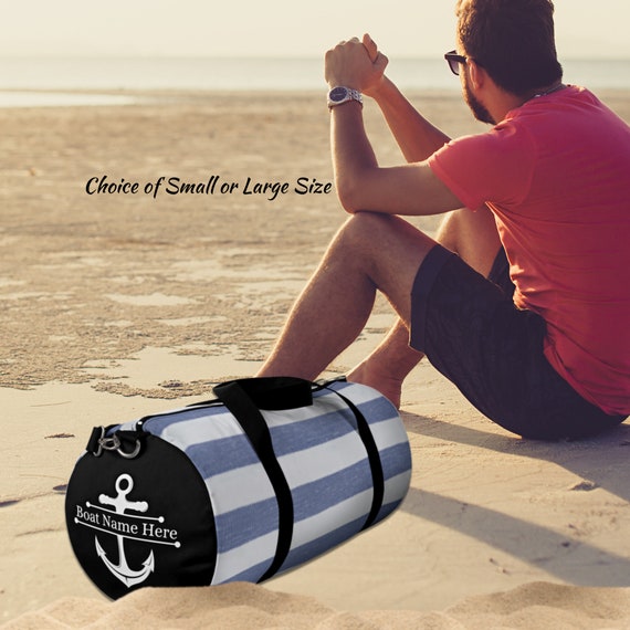 Boat Duffel Bag, Boat Gifts Personalized, Boat Accessories