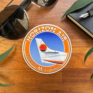 Horizon Air Fairchild Metroliner Vinyl Sticker