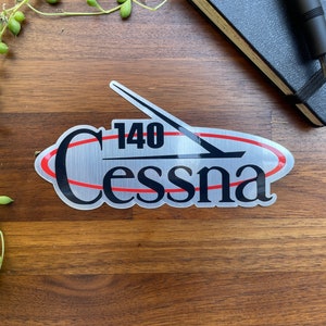 Cessna 140 Vinyl Sticker