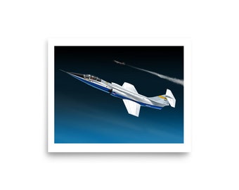 NASA F-104 Starfighter Art Print