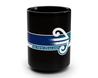 Air New Zealand Vintage Style 15oz Coffee Mug