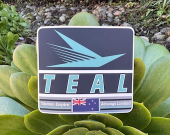 TEAL - Tasman Empire Airways Limited Vinyl Sticker