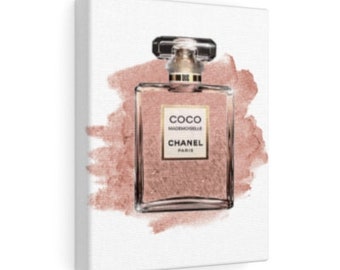 Chanel Glitter Art Etsy