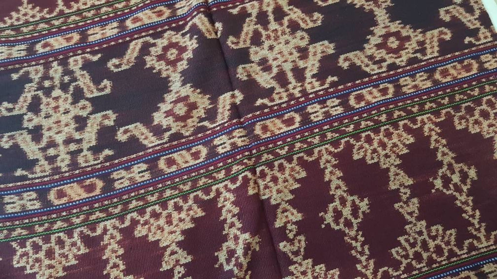 TTS06 Maumere Ikat Woven Indonesian Textile Indonesian