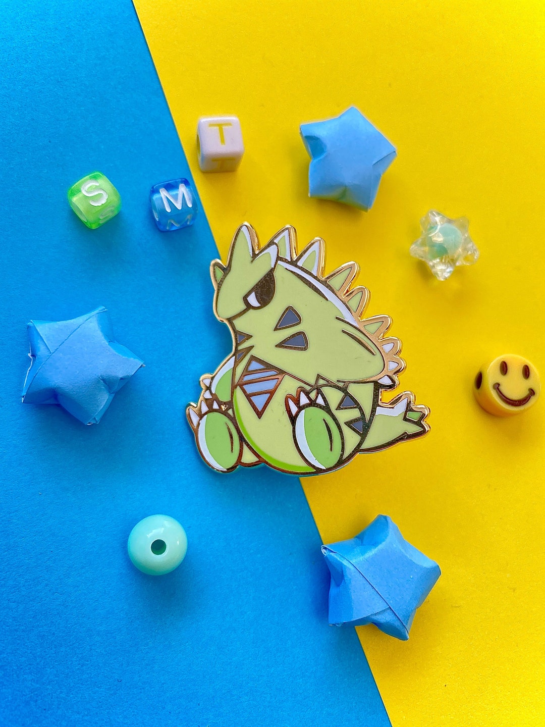 POKEMON - Tyranitar Gold Enamel Pin, Cute Pin for Every Ocassion ...