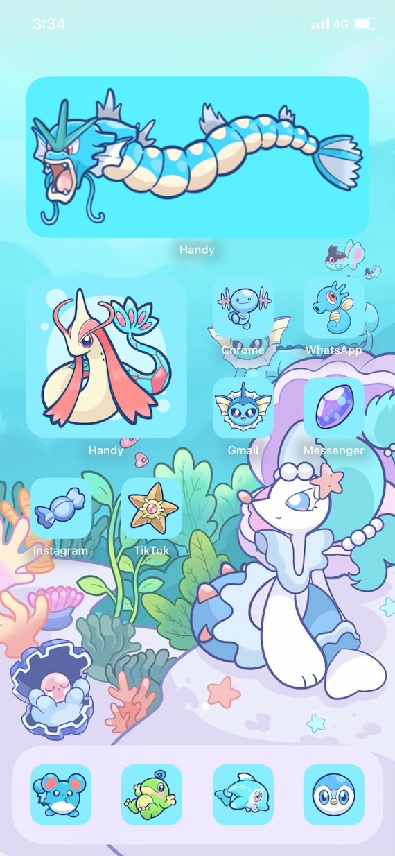 Water Pokemon Pattern Water Pokemon Wallpaper Phone
