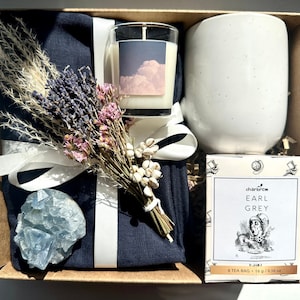 Hygge Gift Box WFH Gift Box Care Package Thinking of You Self Care Gifts Box Exams Care Package  Lsat Care Package  Self Care Box