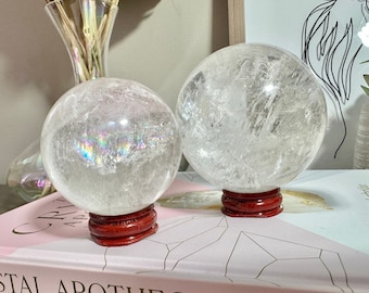 Clear Quartz Sphere  Crystal Quartz Sphere Ball