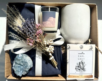 Hygge Gift Box WFH Gift Box Care Package Thinking of You Self Care Gifts Box Exams Care Package  Lsat Care Package  Self Care Box