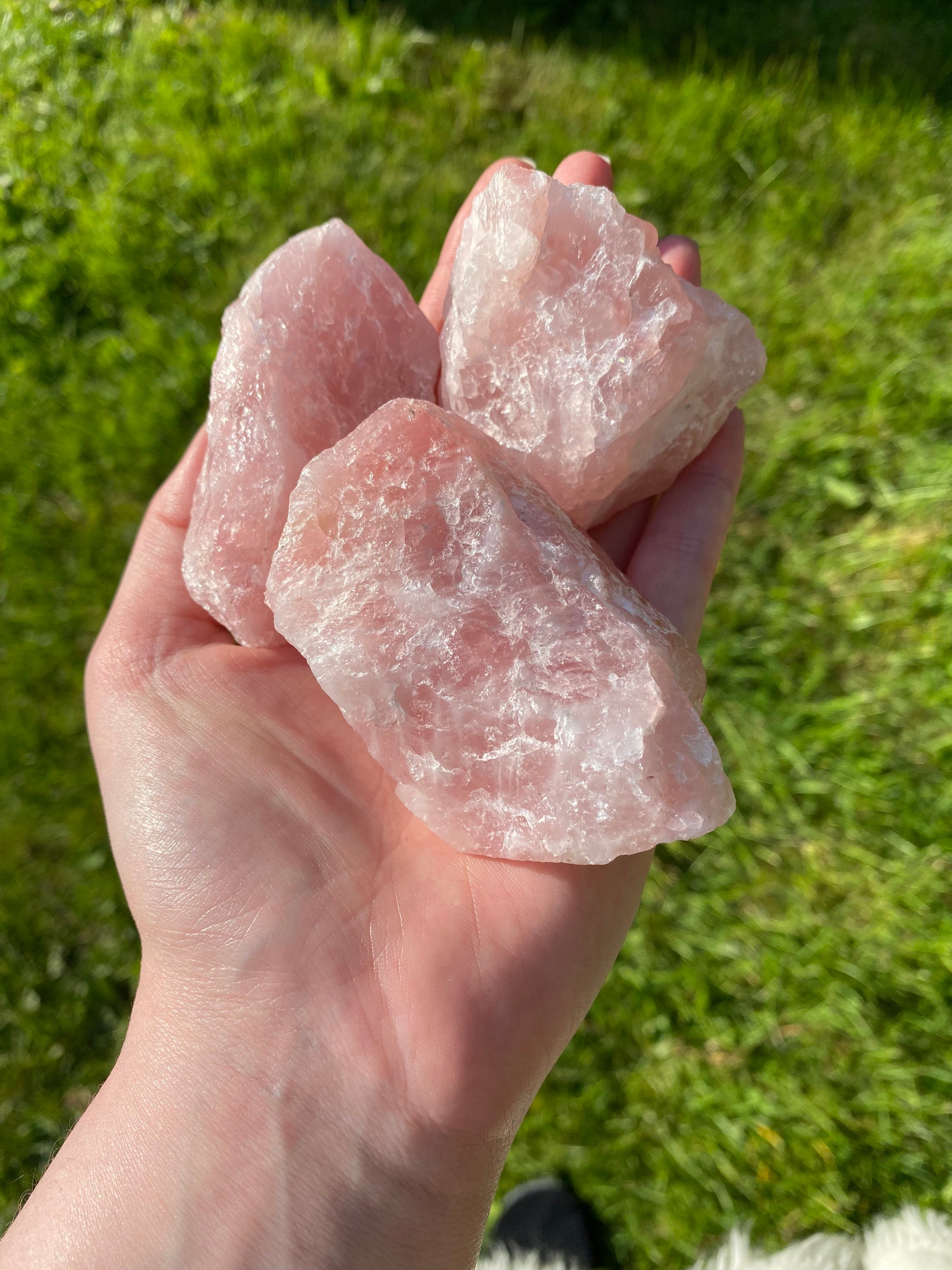 Raw Rose Quartz Rose Quartz Chunk Love Spell