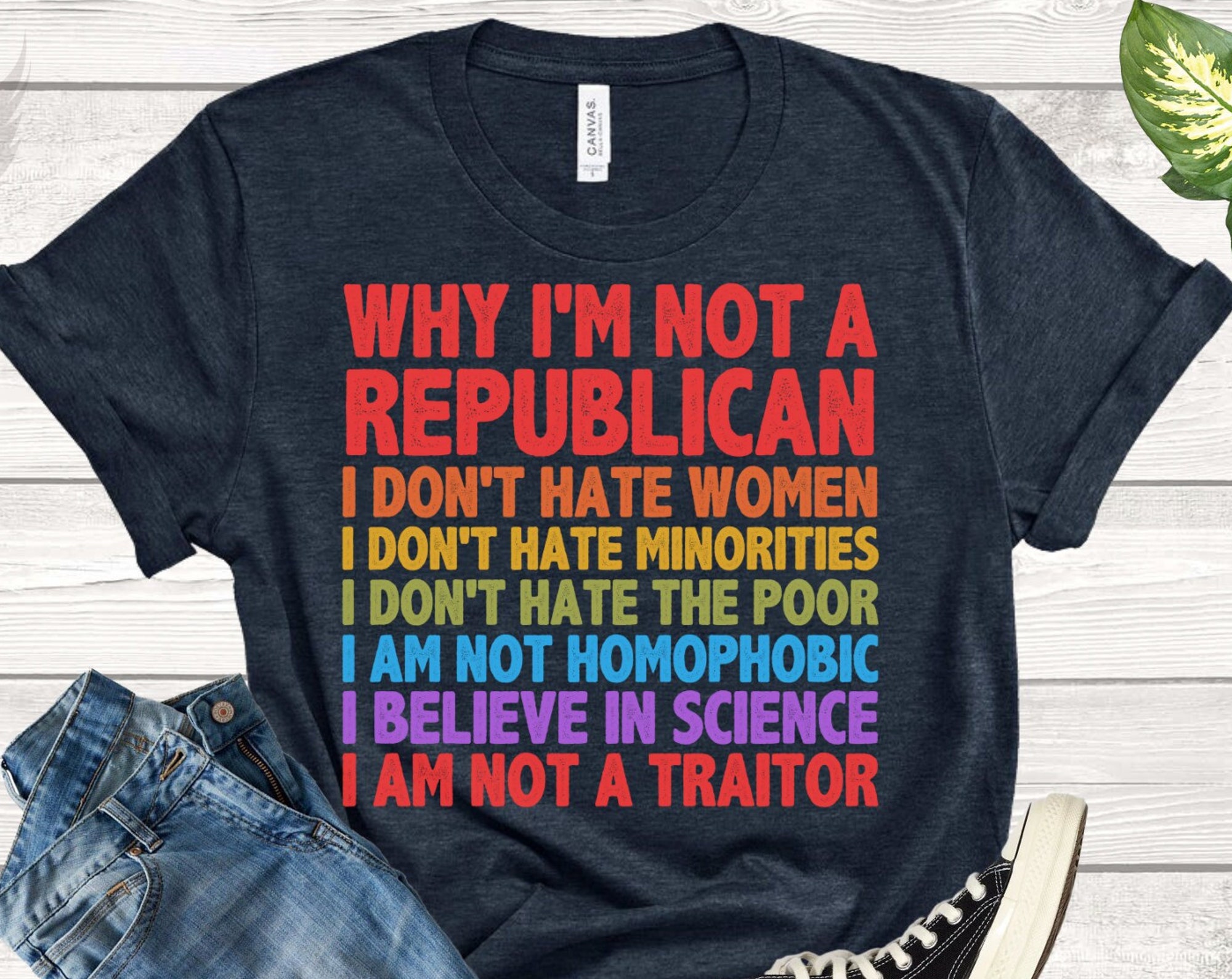 Why I'm Not A Republican Shirt,Anti Trump Shirt,Anti Republican Shirt,Activist Shirt,Social Justice Shirt,Anti Democrat Tee