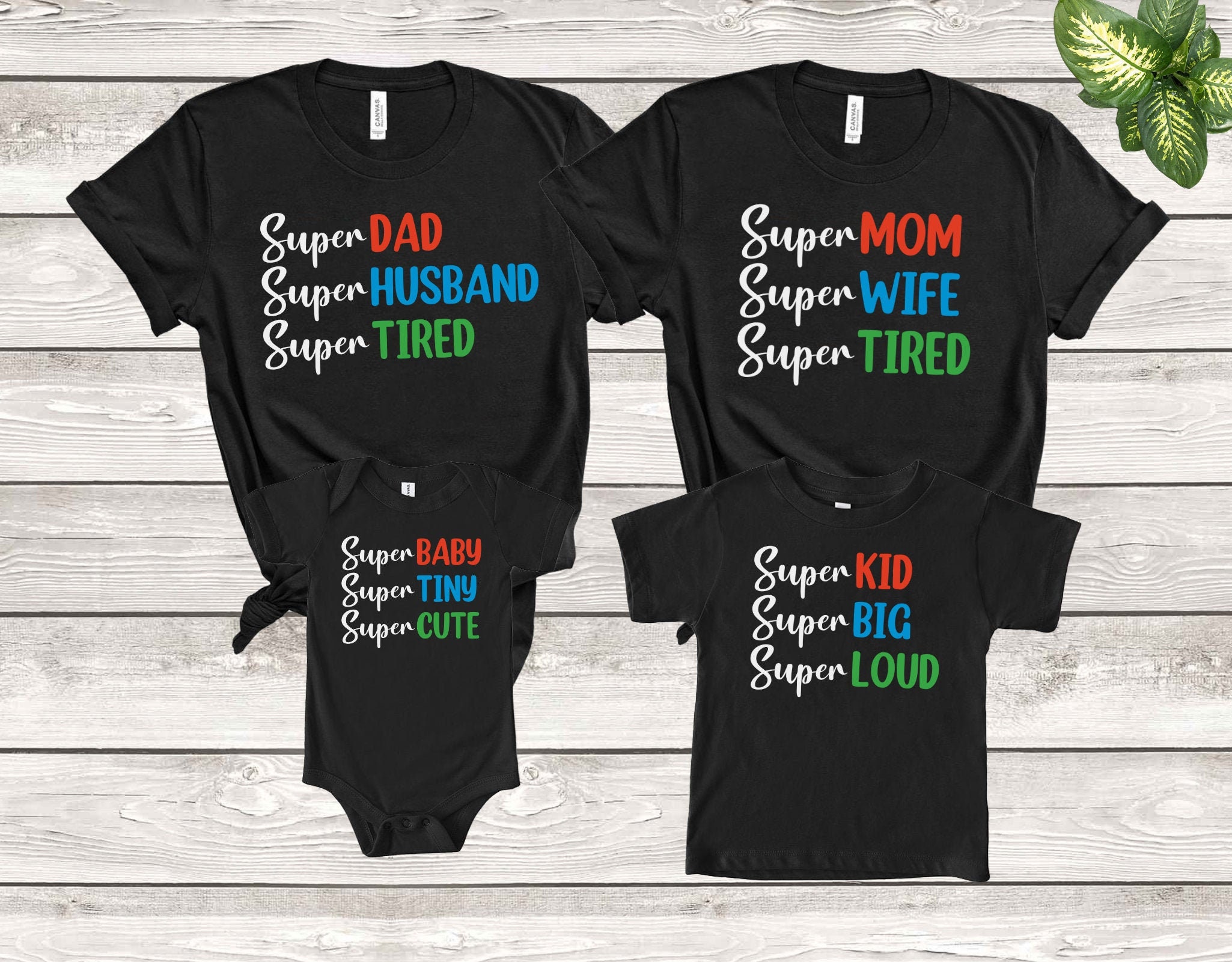 Super Mom Dad ShirtsMatching Family ShirtsMommy And Me Etsy
