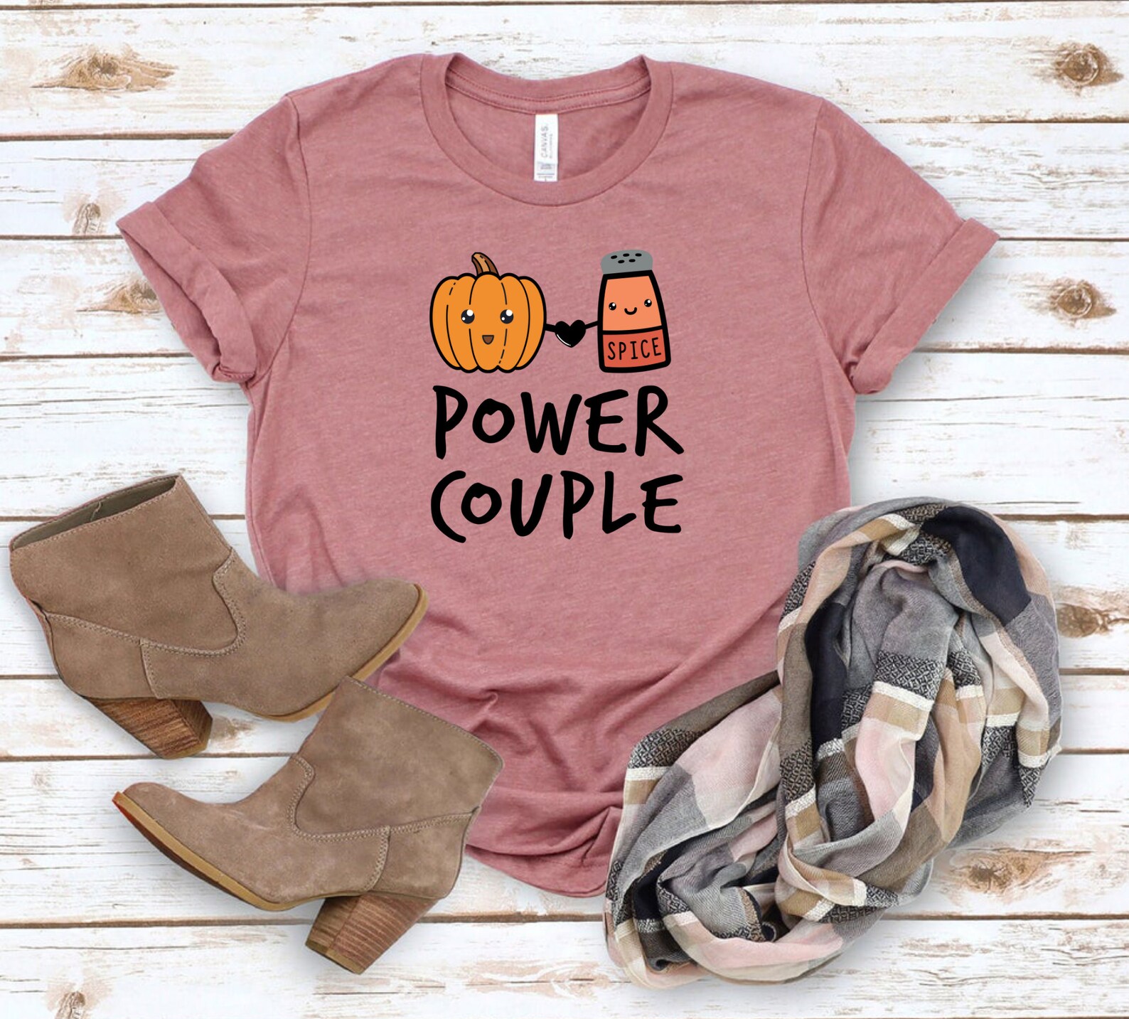 Couple Thanksgiving Shirt Adult Matching Tee Pumpkin Spice Etsy