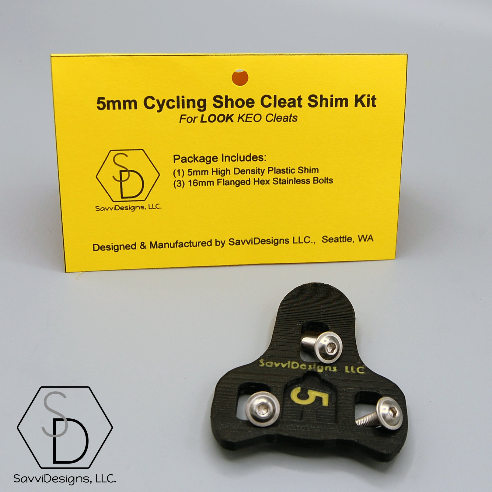 LOOK KEO 5mm Cleat Spacer Cycling Shoe Shim W/ BOLTS Etsy